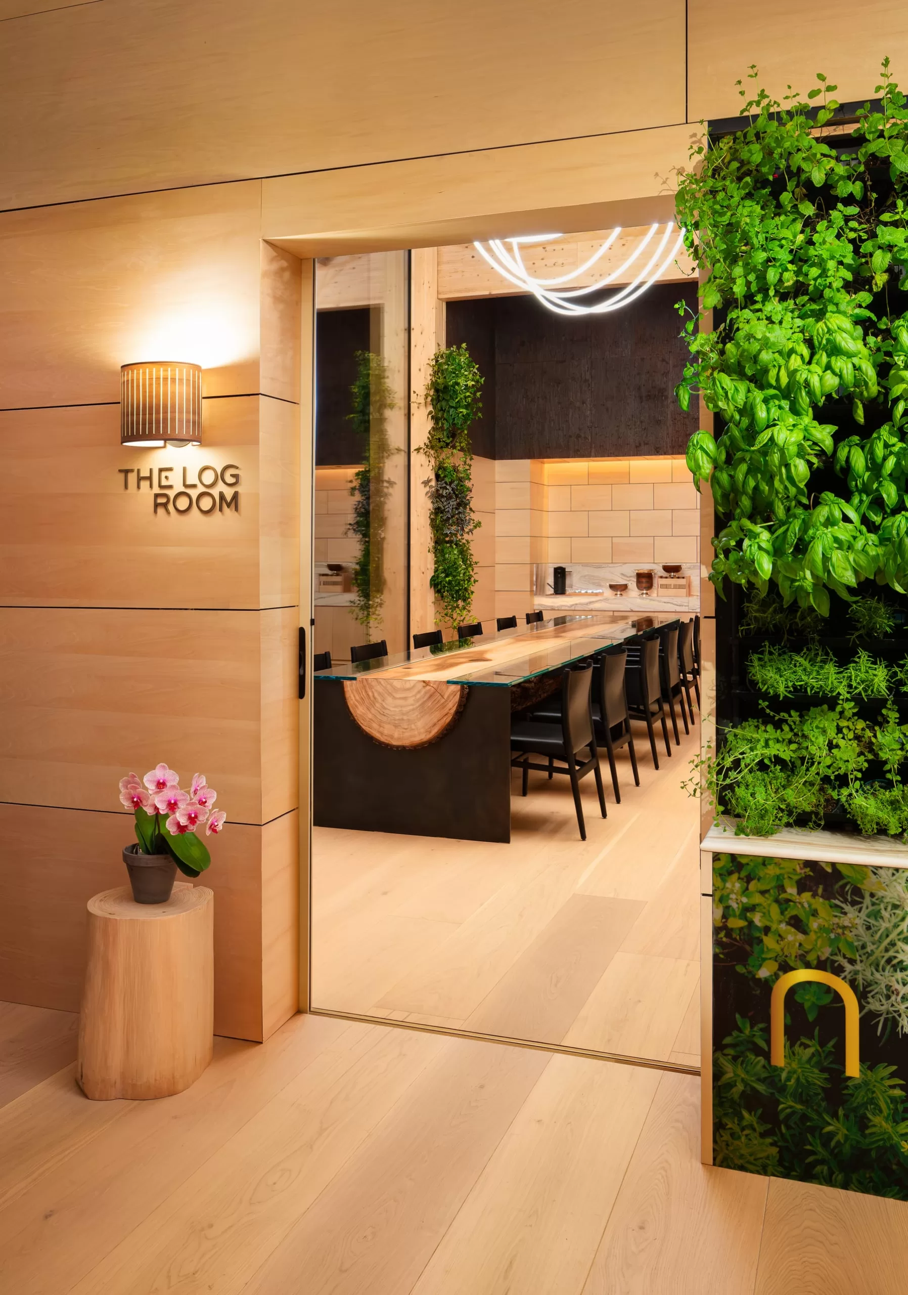 The Log Room entrance